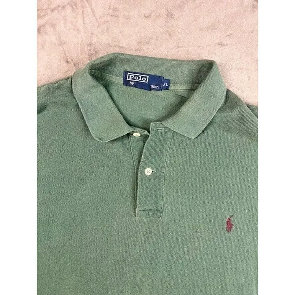 Polo Ralph Lauren‎ Shirt Short Sleeve Men's XL green